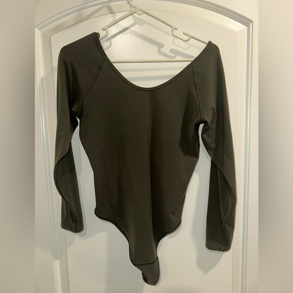 Old version of Wundermost Ultra-Soft Lulu
Square-Neck Long-Sleeve Bodysuit